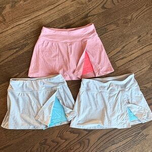 Old Navy Active Skorts in Gray and Aqua
